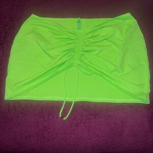 Skims Swim Ruched Mini Skirt